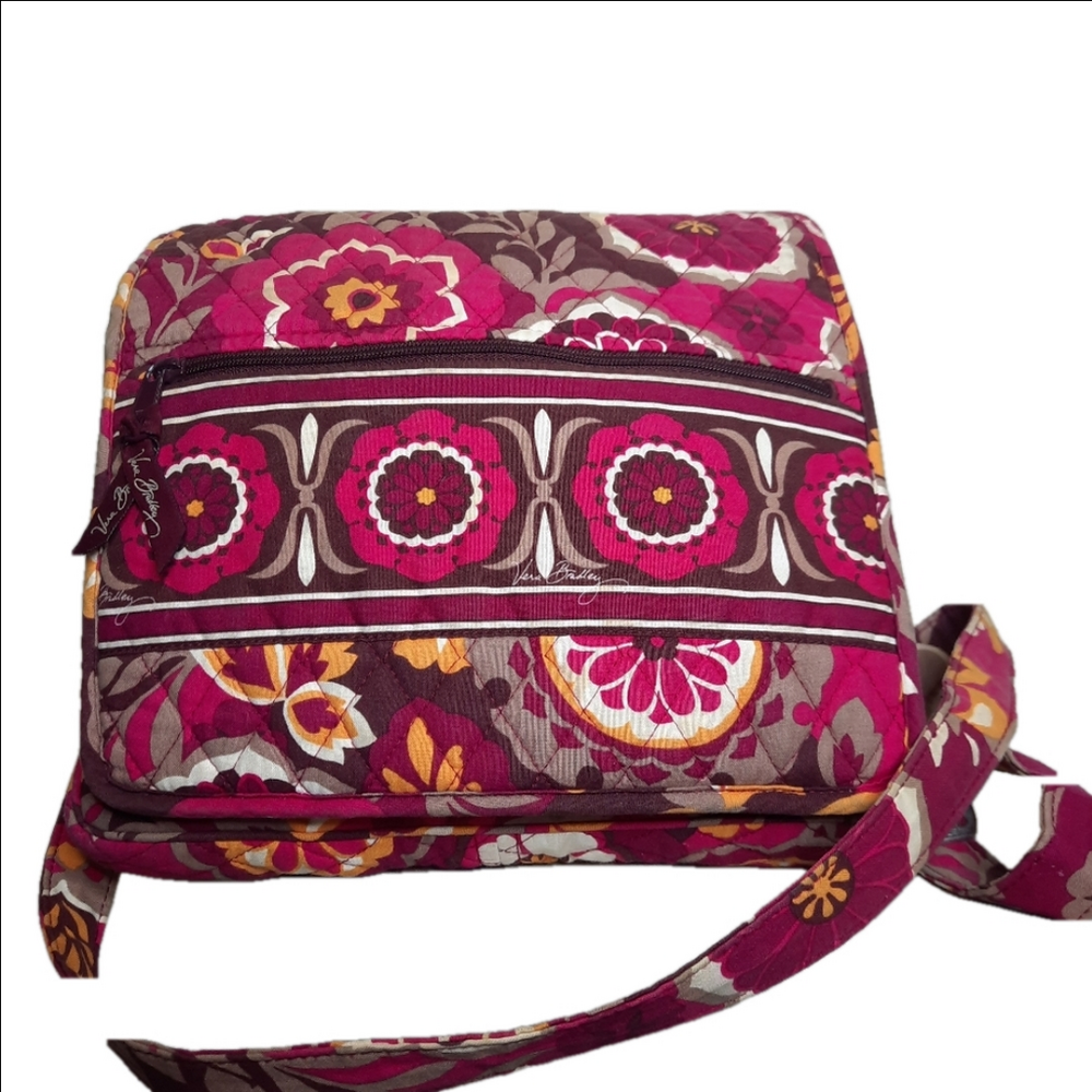 Vera Bradley Floral Quilted Boho Crossbody Bag